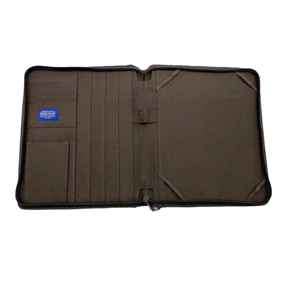 Pendleton Woolen Mills 100% Wool with 100% Leather Trim 8 x 10 Tablet Foilo Case - Picture 2 of 6